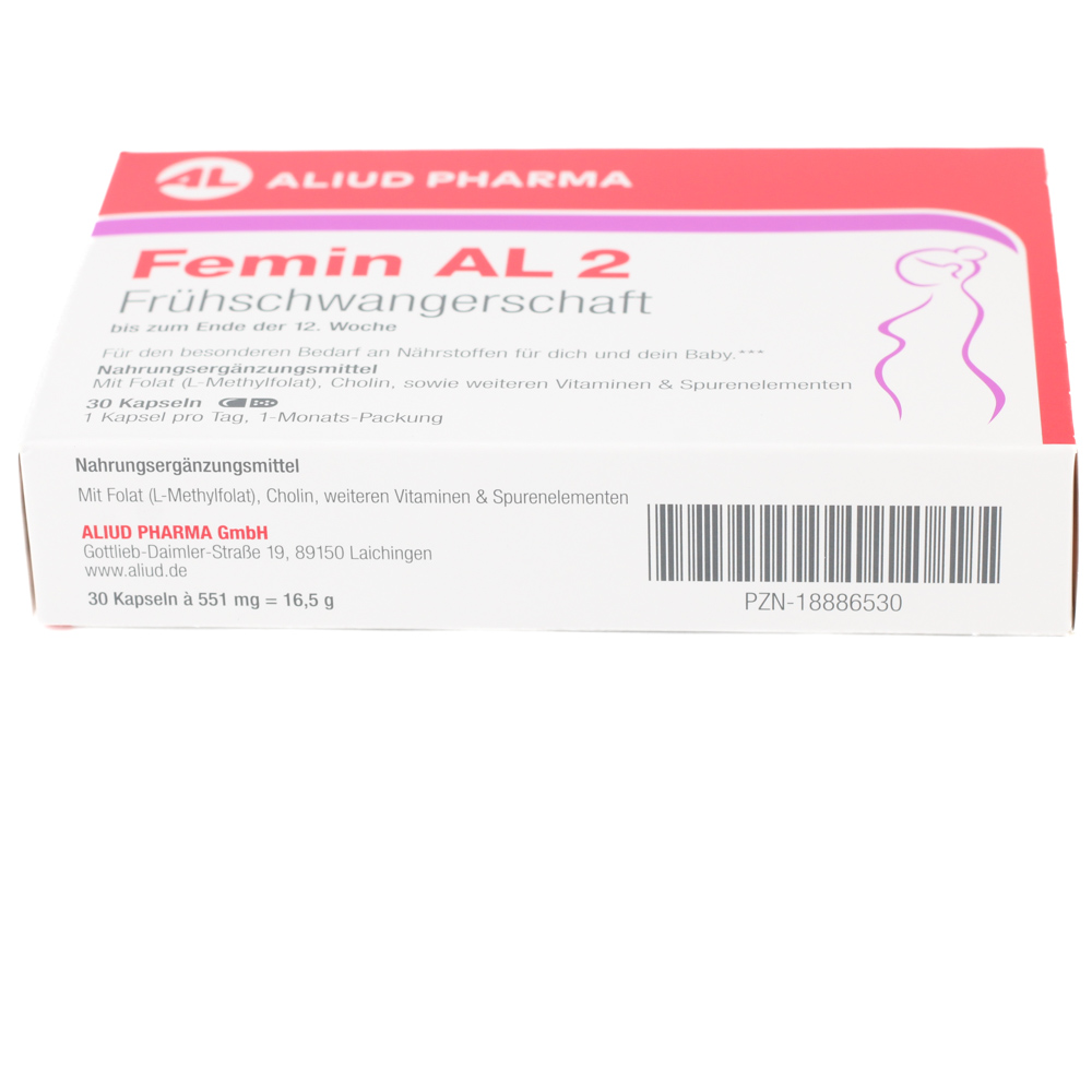 FEMIN AL 2 Frühschwangerschaft Hartkapseln