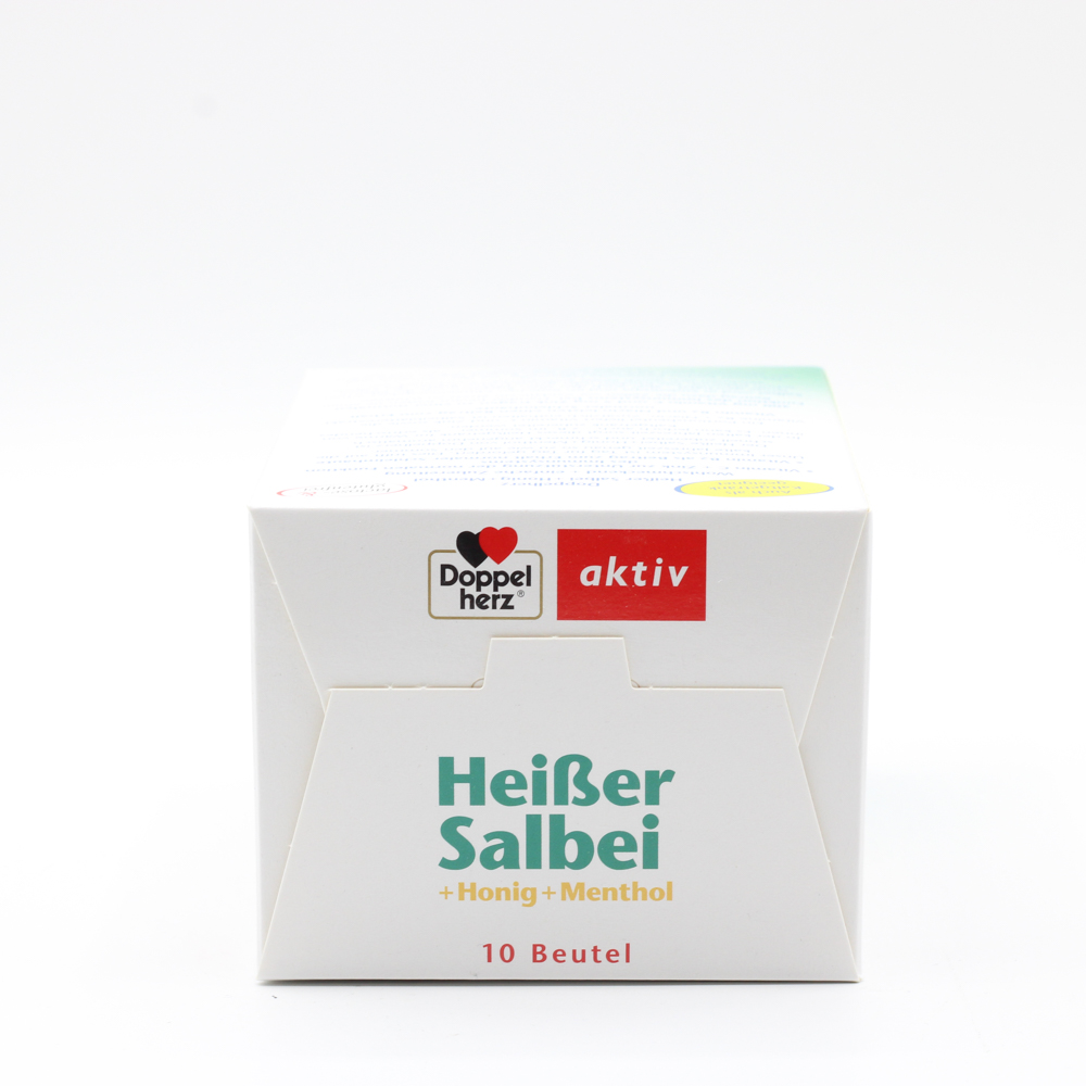 DOPPELHERZ heißer Salbei+Honig+Menthol Granulat