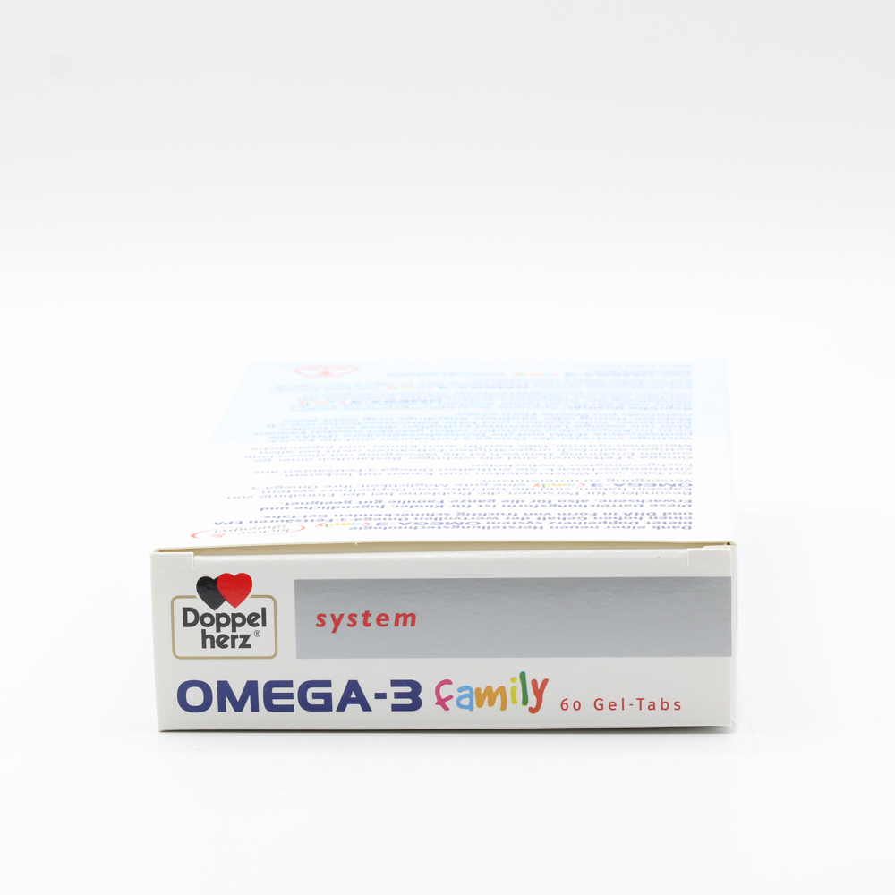 DOPPELHERZ Omega-3 Gel-Tabs family system