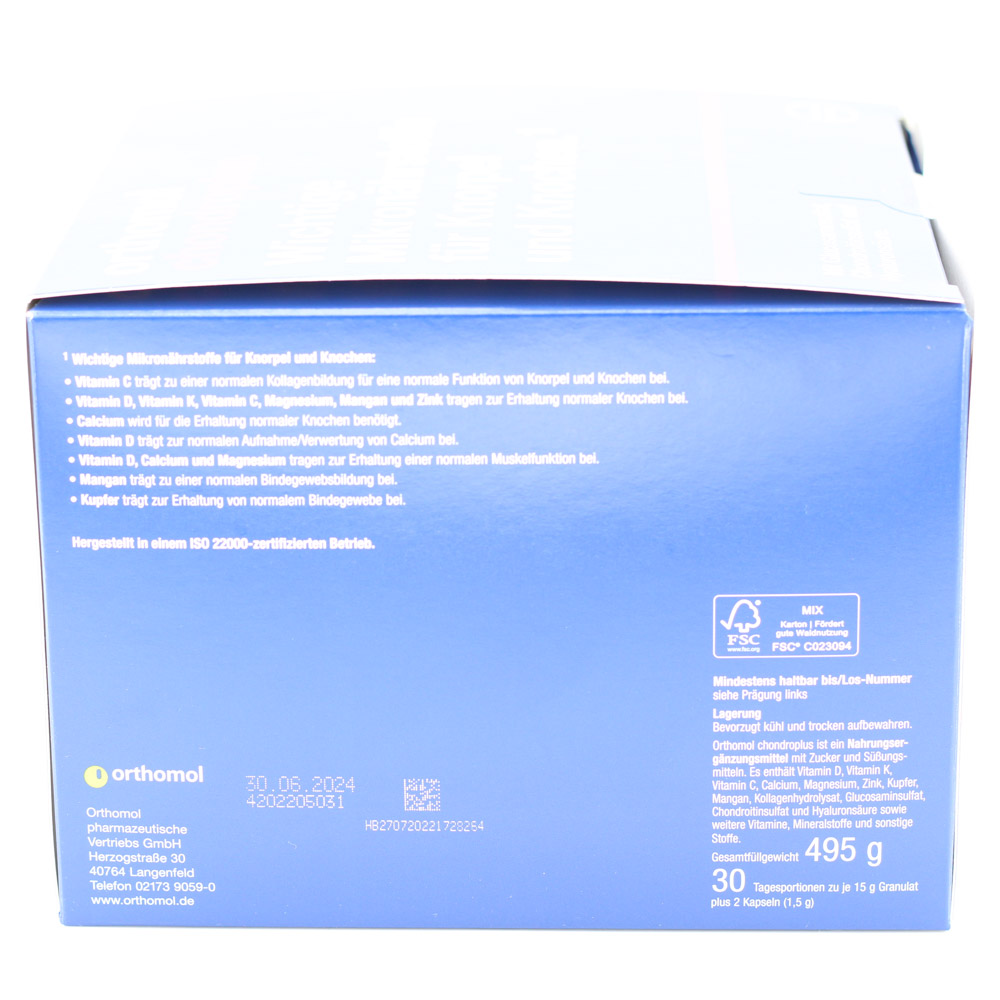ORTHOMOL chondroplus Kombip.Granulat/Kapseln 30 St