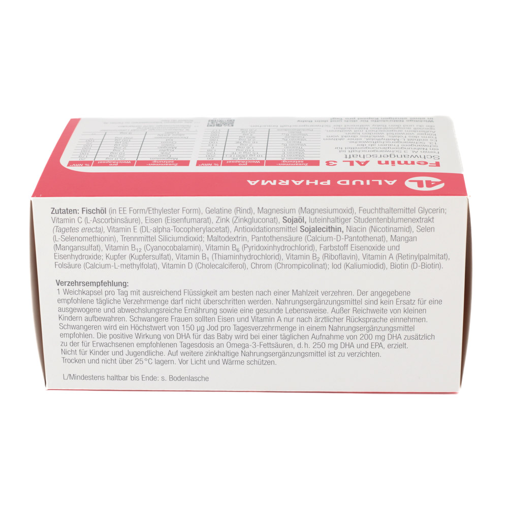 FEMIN AL 3 Schwangerschaft Weichkapseln