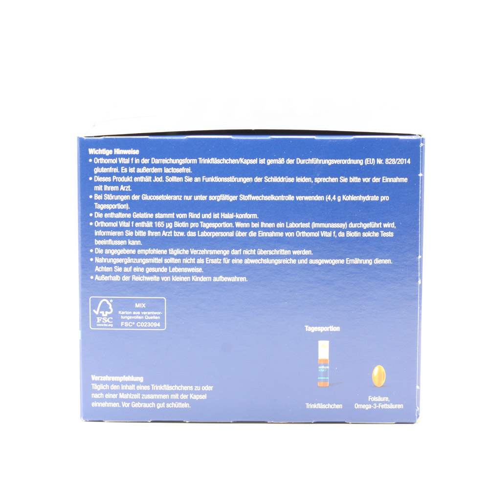 ORTHOMOL Vital F Trinkfläschchen/Kaps.Kombipack.