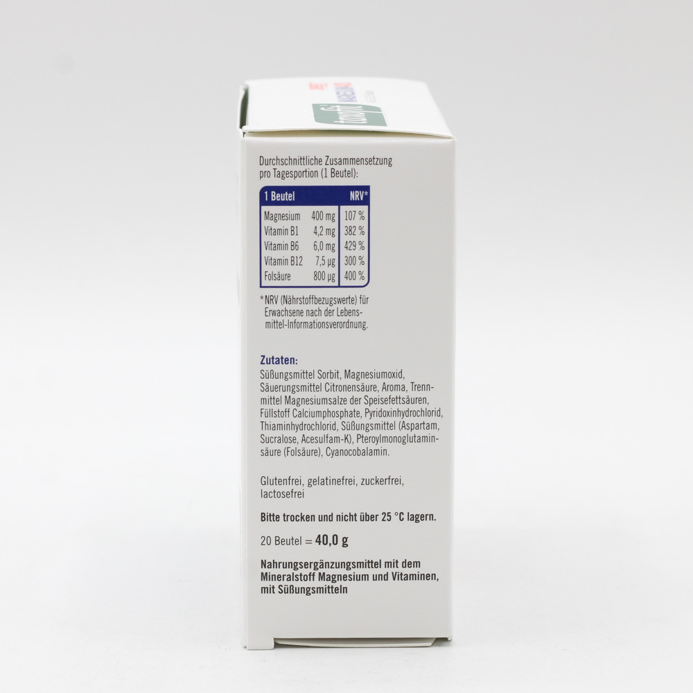 TAXOFIT Magnesium 400+B1+B6+B12+Folsäure 800 Gran.