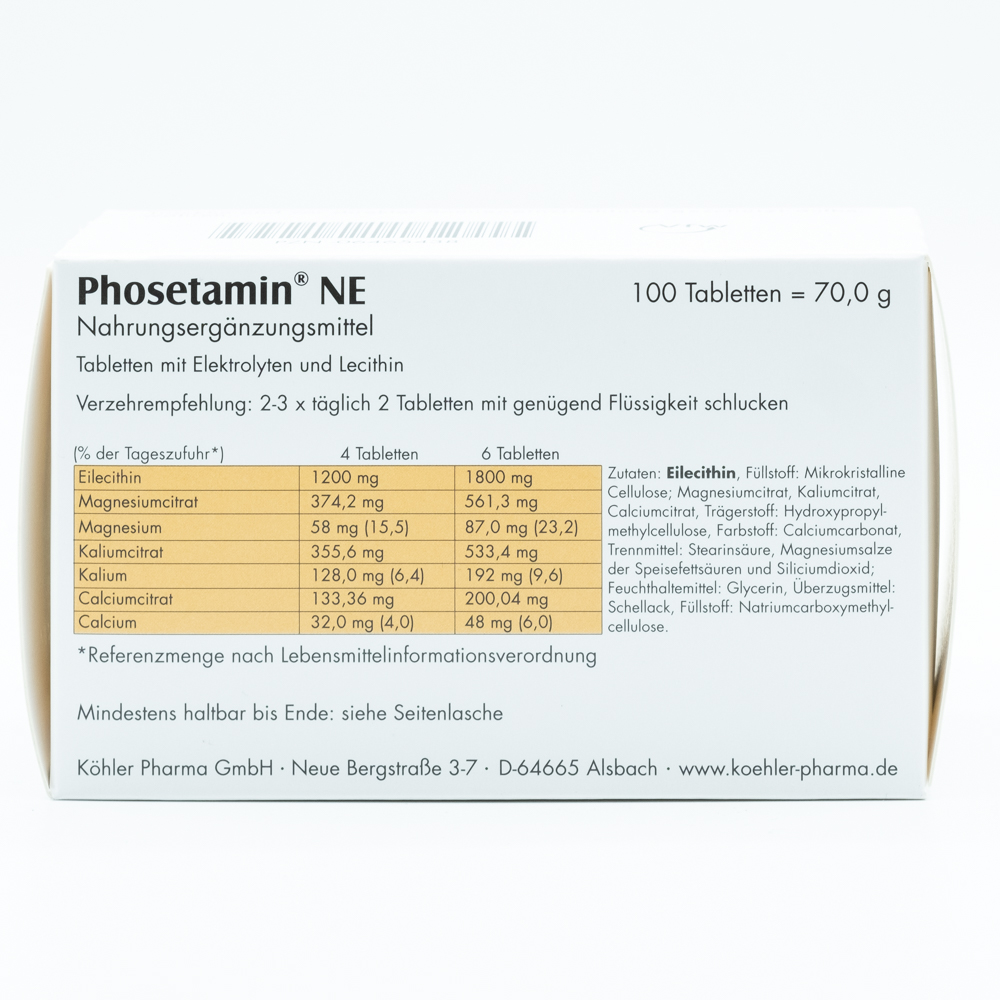 PHOSETAMIN NE Tabletten