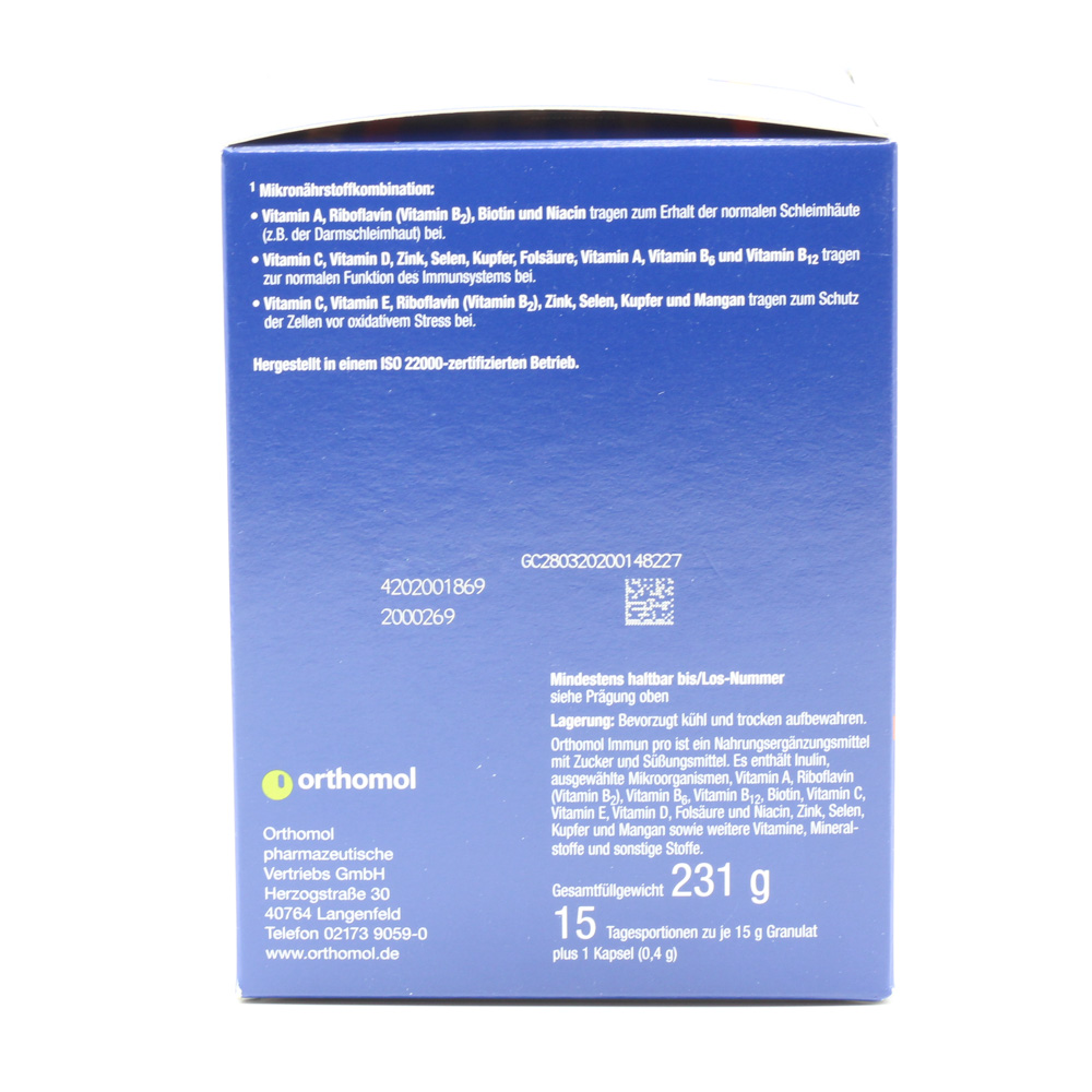 ORTHOMOL Immun pro Granulat/Kapseln Kombipack.