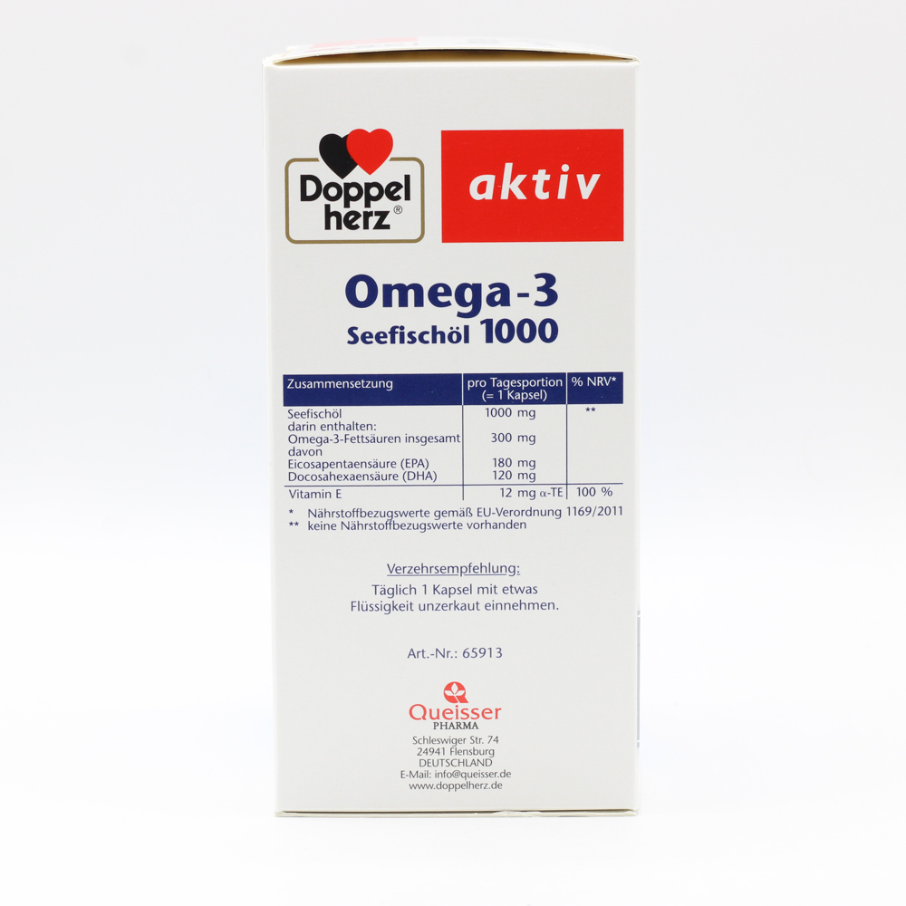 DOPPELHERZ Omega-3 Seefischöl 1000 Kapseln