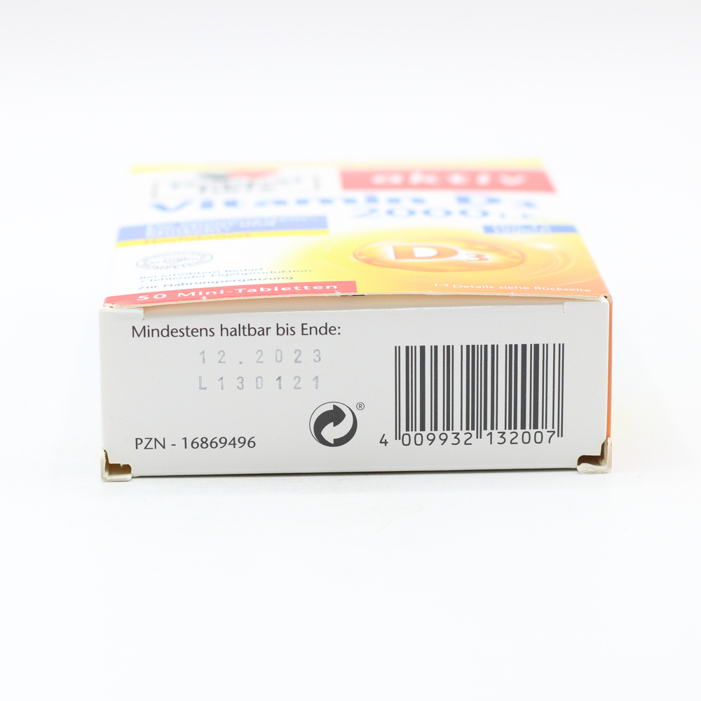 DOPPELHERZ Vitamin D3 2000 I.E. Tabletten