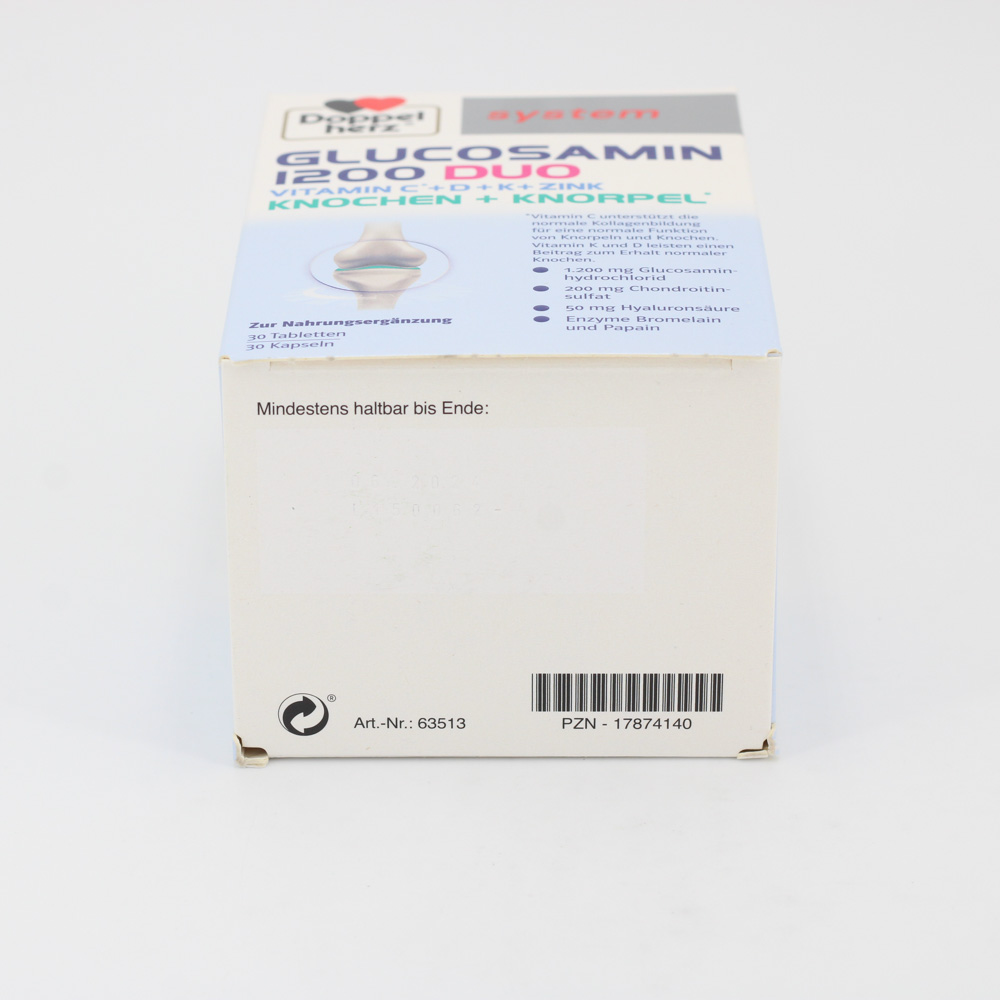 DOPPELHERZ Glucosamin 1200 Duo system Kombipackung