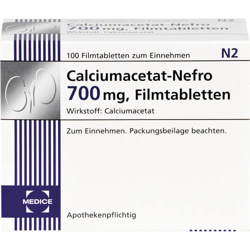 CALCIUMACETAT NEFRO 700 mg Filmtabletten
