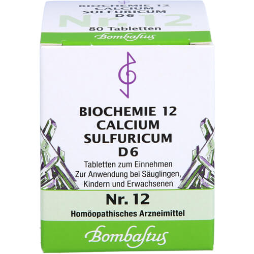 BIOCHEMIE 12 Calcium sulfuricum D 6 Tabletten