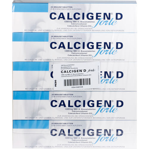 CALCIGEN D forte 1000 mg/880 I.E. Brausetabletten