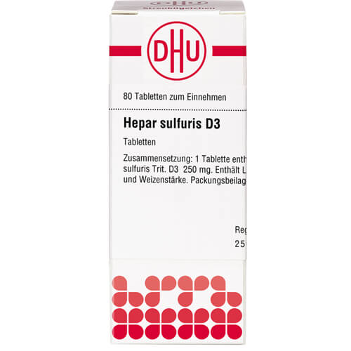 HEPAR SULFURIS D 3 Tabletten