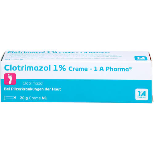 CLOTRIMAZOL 1% Creme-1A Pharma