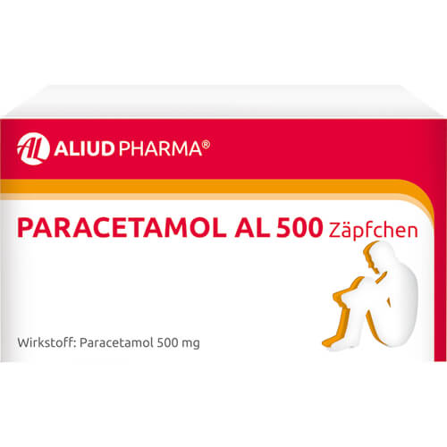 Paracetamol AL 500 Zäpfchen bei akuten Schmerzen und Fieber