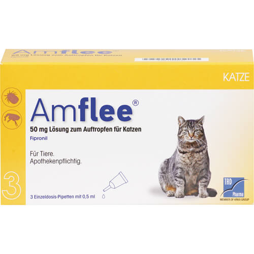 AMFLEE 50 mg Spot-on Lösung z.Auftropfen f.Katzen