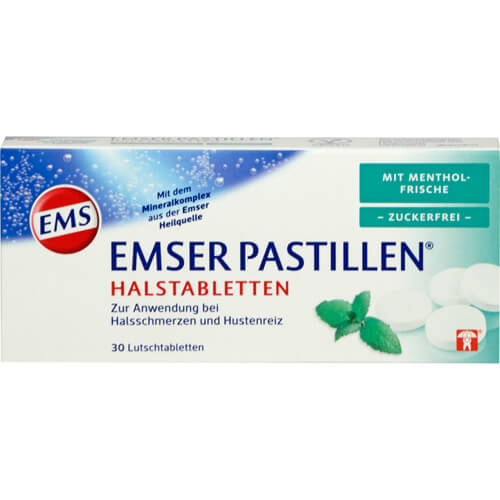 EMSER Pastillen mit Mentholfrische zuckerfrei