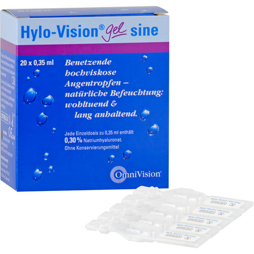 HYLO-VISION Gel sine Einzeldosispipetten