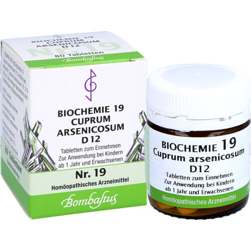 BIOCHEMIE 19 Cuprum arsenicosum D 12 Tabletten