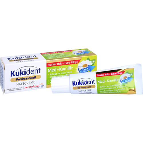 KUKIDENT Haftcreme Med+Kamille