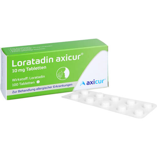 LORATADIN axicur 10 mg Tabletten