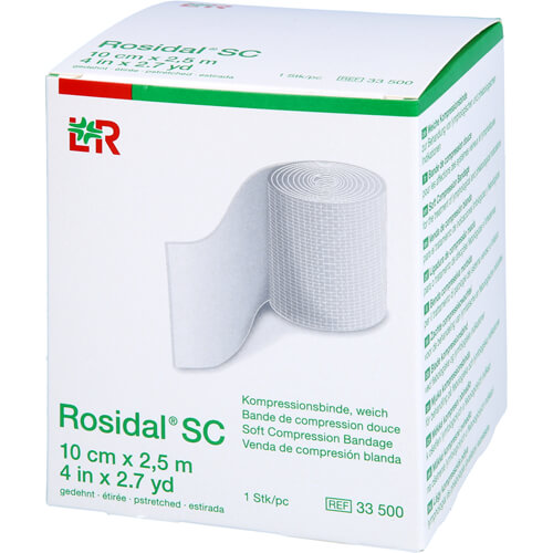 ROSIDAL SC Kompressionsbinde weich 10 cmx2,5 m