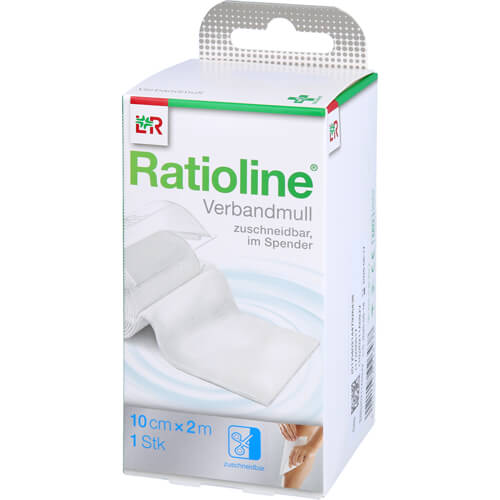 RATIOLINE acute Verbandmull 10 cmx2 m gerollt