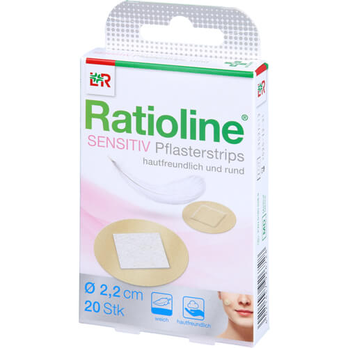 RATIOLINE sensitive Pflasterstrips rund
