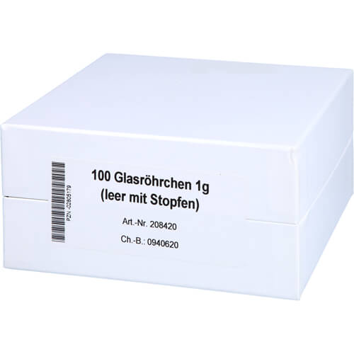 GLASRÖHRCHEN f.Taschenapotheke