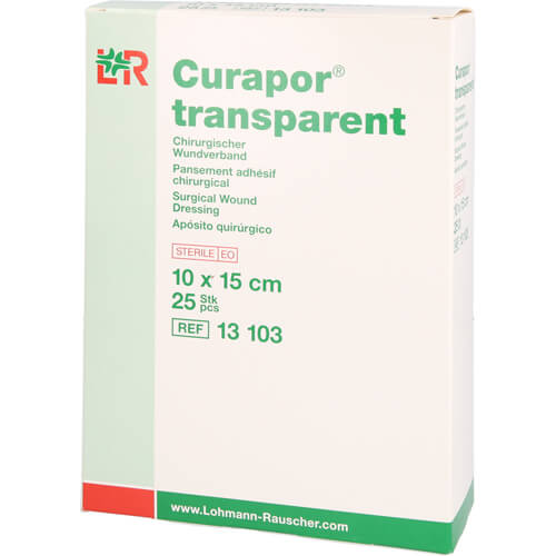 CURAPOR Wundverband steril transparent 10x15 cm