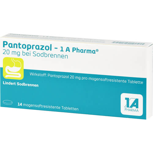 PANTOPRAZOL-1A Pharma 20mg bei Sodbrennen msr.Tab.