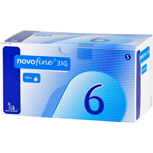 NOVOFINE Nadeln 31 G 6 mm