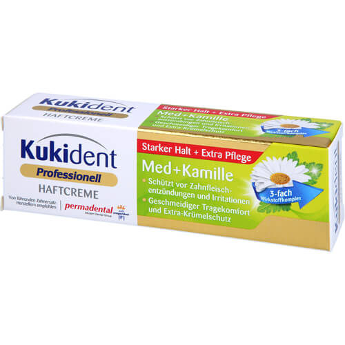 KUKIDENT Haftcreme Med+Kamille