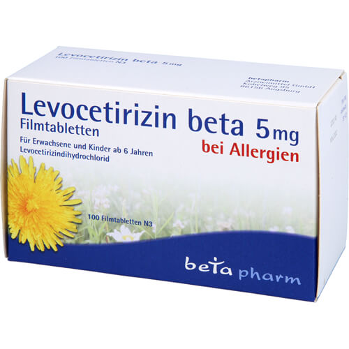 LEVOCETIRIZIN beta 5 mg Filmtabletten
