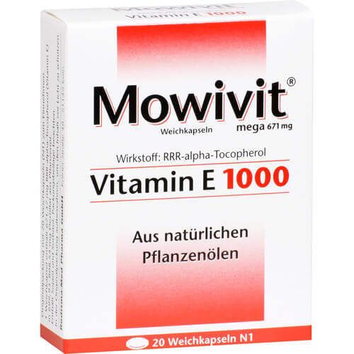MOWIVIT Vitamin E 1000 Kapseln