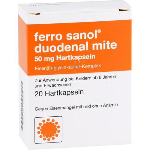 FERRO SANOL duodenal mite 50 mg magensaftr.Hartk.