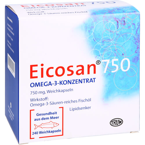 EICOSAN 750 Omega-3 Konzentrat Weichkapseln
