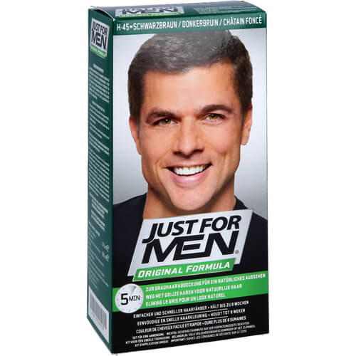 JUST for men Tönungsshampoo schwarzbraun