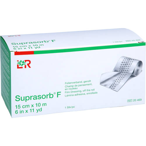 SUPRASORB F Folien-Wundverb.15 cmx10 m unste.Rolle