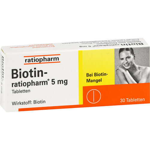 BIOTIN-RATIOPHARM 5 mg Tabletten