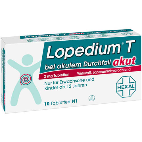 LOPEDIUM T akut bei akutem Durchfall Tabletten