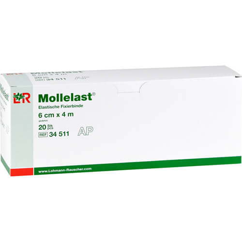 MOLLELAST Binden 6 cmx4 m weiß