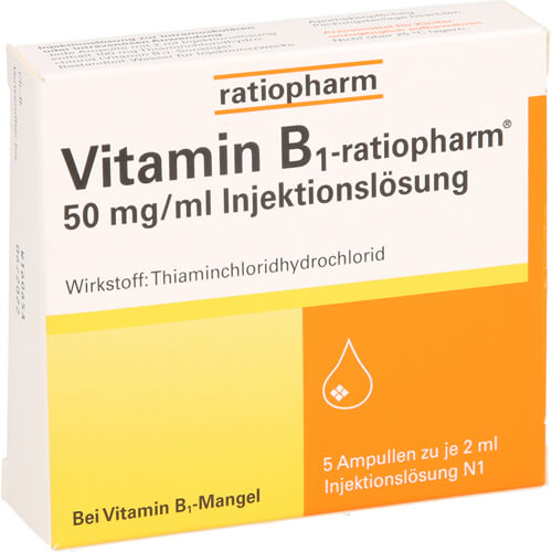 VITAMIN B1-RATIOPHARM 50 mg/ml Inj.Lsg.Ampullen
