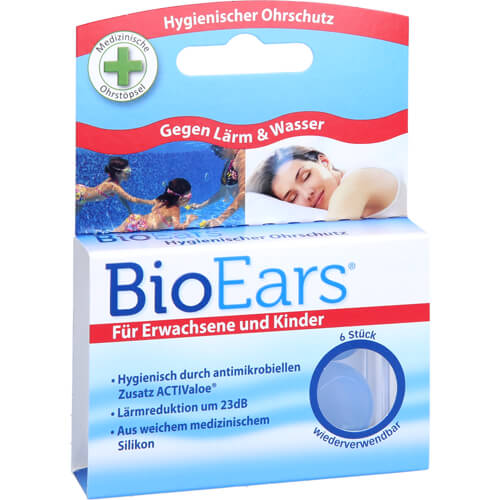BIOEARS Silikon Ohrstöpsel antimikrobielle