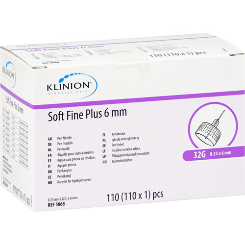 KLINION Soft fine plus Pen-Nadeln 0,25x6 mm 31 G