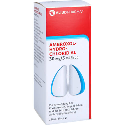 Ambroxolhydrochlorid AL 30 mg / 5 ml Sirup zur Erleichterung des Abhustens bei erkältungsbedingter Bronchitis (Schleimlöser)