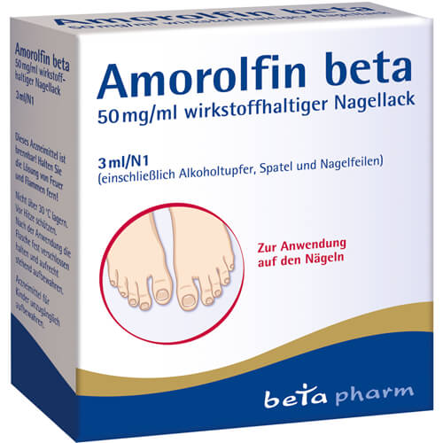 AMOROLFIN beta 50 mg/ml wirkstoffhalt.Nagellack