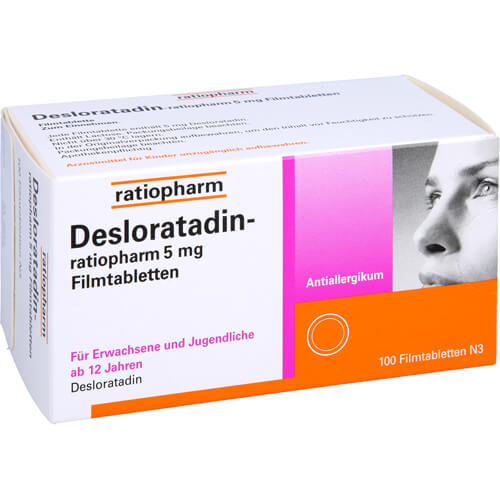 DESLORATADIN-ratiopharm 5 mg Filmtabletten