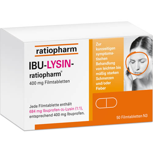 IBU-LYSIN-ratiopharm 400 mg Filmtabletten