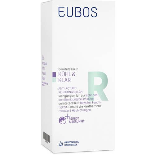 EUBOS KÜHL & KLAR Anti-Rötung Reinigungsmilch