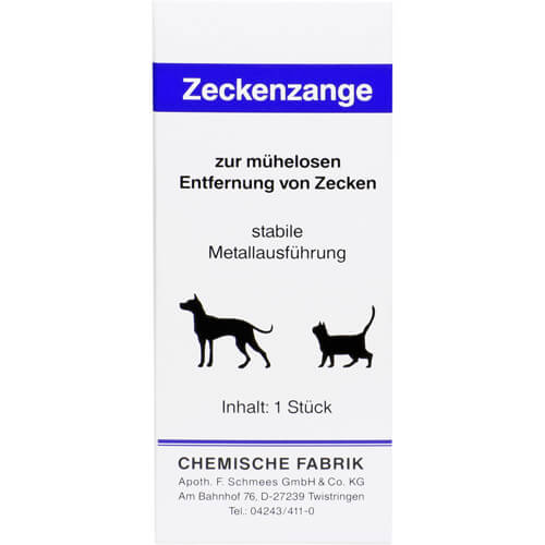 ZECKENZANGE aus Metall